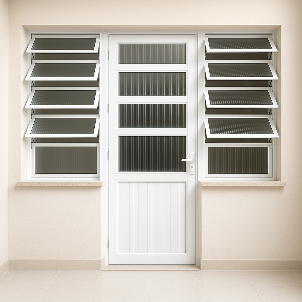 Porta com Basculante